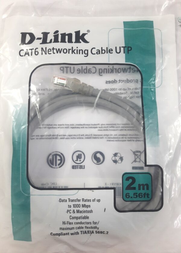 D-Link CAT6 Networking Cable UTP