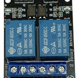 2-Channel Relay Board with Optocoupler for Arduino, Raspberry Pi, ESP32