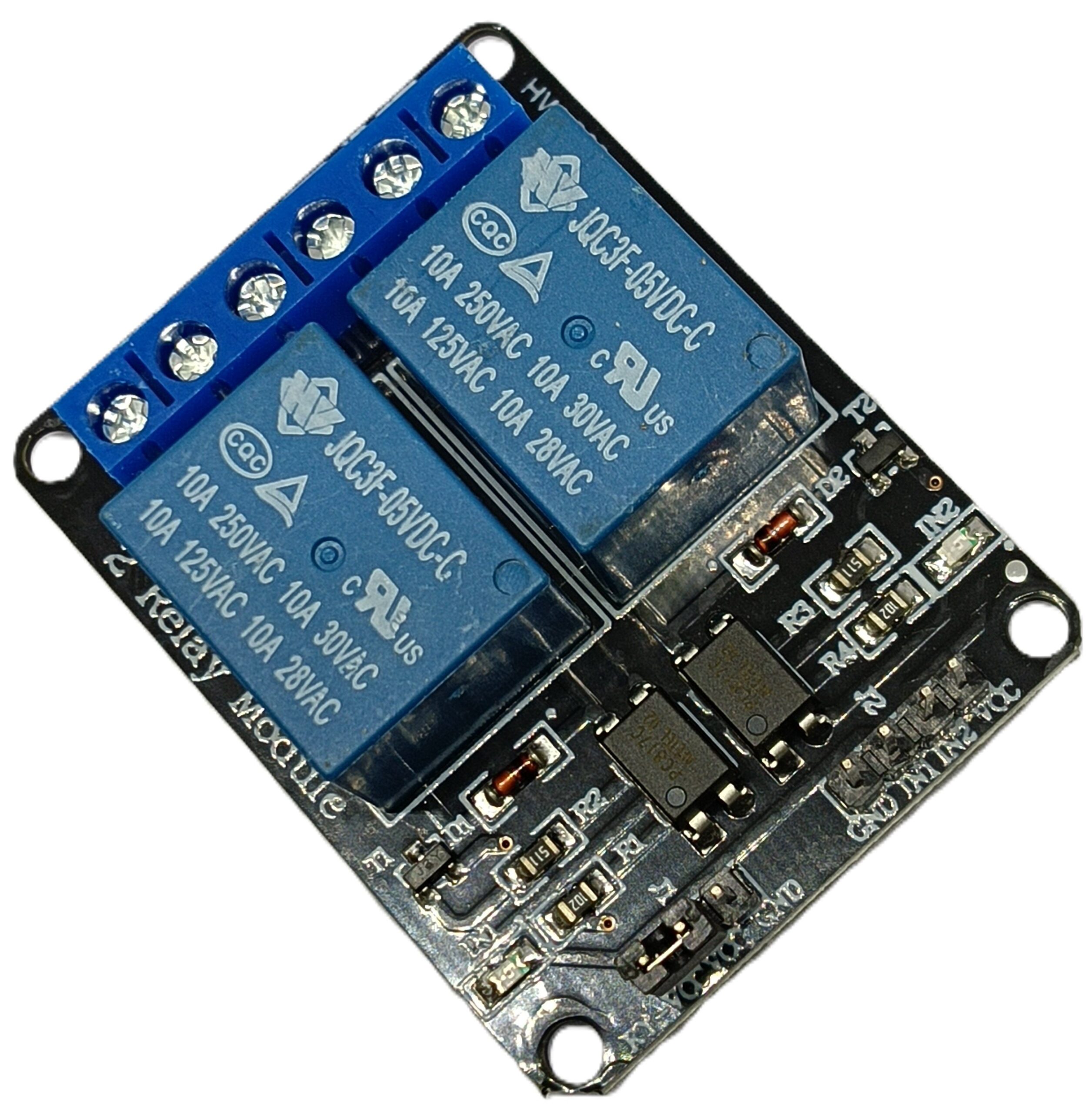 2-Channel Relay Board with Optocoupler for Arduino, Raspberry Pi, ESP32 - Image 3