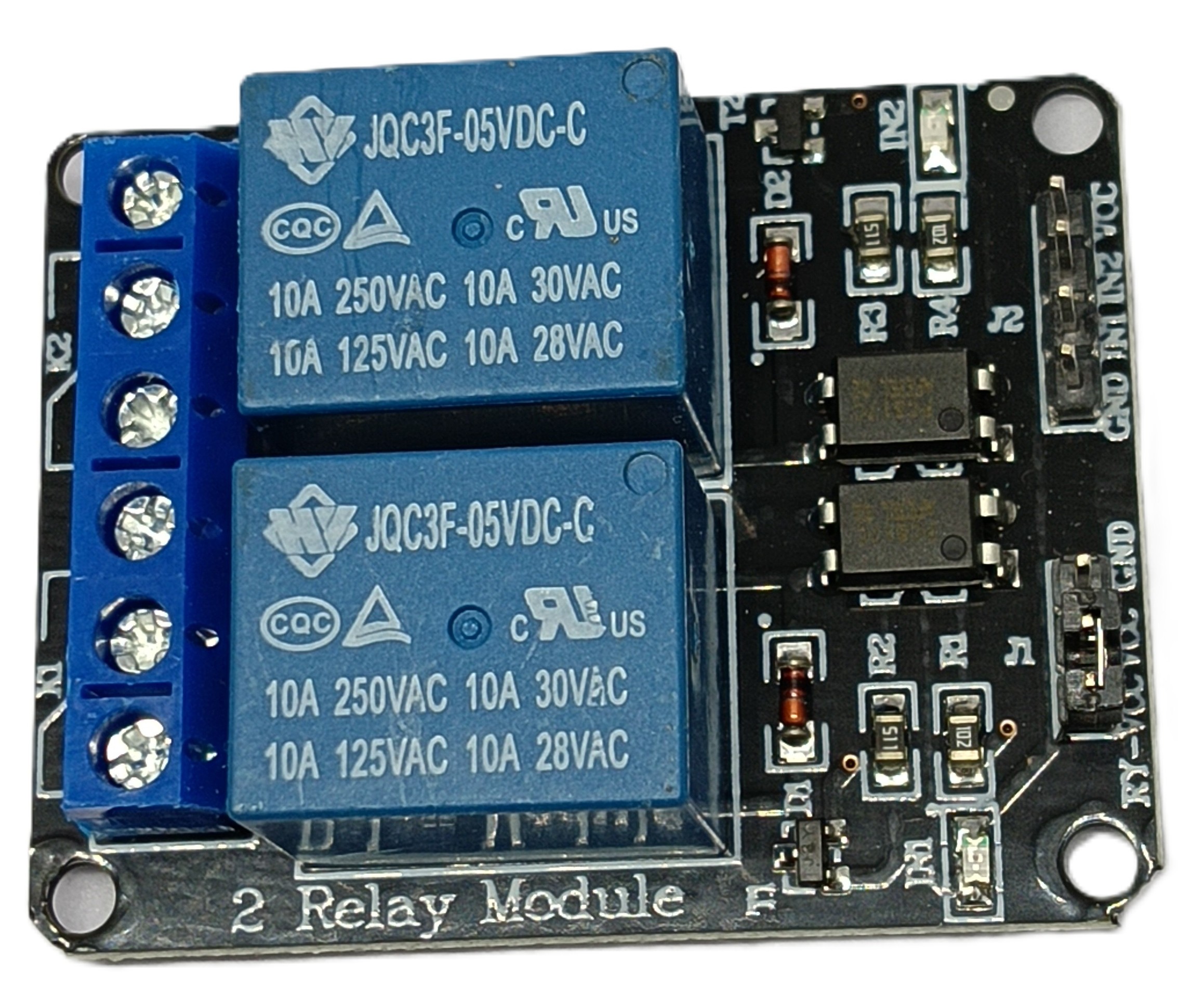 2-Channel Relay Board with Optocoupler for Arduino, Raspberry Pi, ESP32 - Image 2