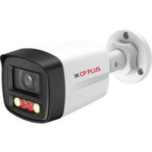 CP PLUS 2MP Full HD IP Bullet Camera with IR & Warm Light, PoE, 30m Night Vision – CP-UNC-TA21L3B-LQ
