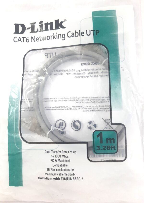 D-Link CAT6 Networking Cable UTP