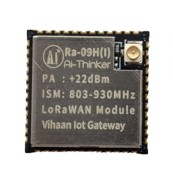 RA-09H LoRa Wireless Module by Vihaan IoT Gateway – 803–930 MHz, AI-Thinker