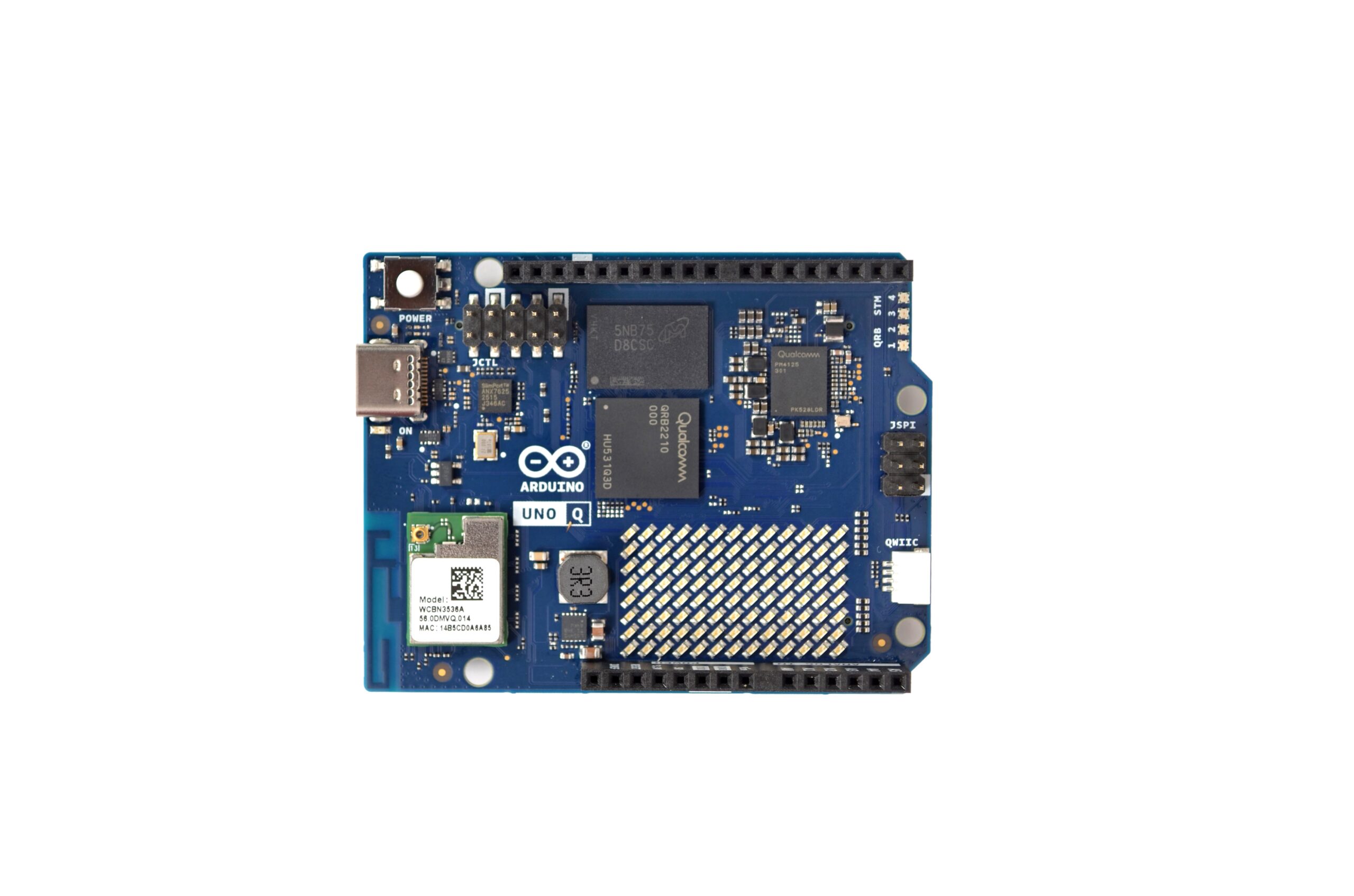 Official Arduino UNO Q (2GB LPDDR4, 16GB eMMC ABX00162) – 20th Anniversary Edition | Dual MPU + MCU | Made in Taiwan | Original from Arduino Italy