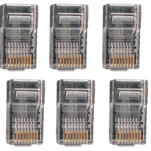 D-Link RJ45 Modular Plugs (Pack of 10) – High-Quality Ethernet Cable Connectors