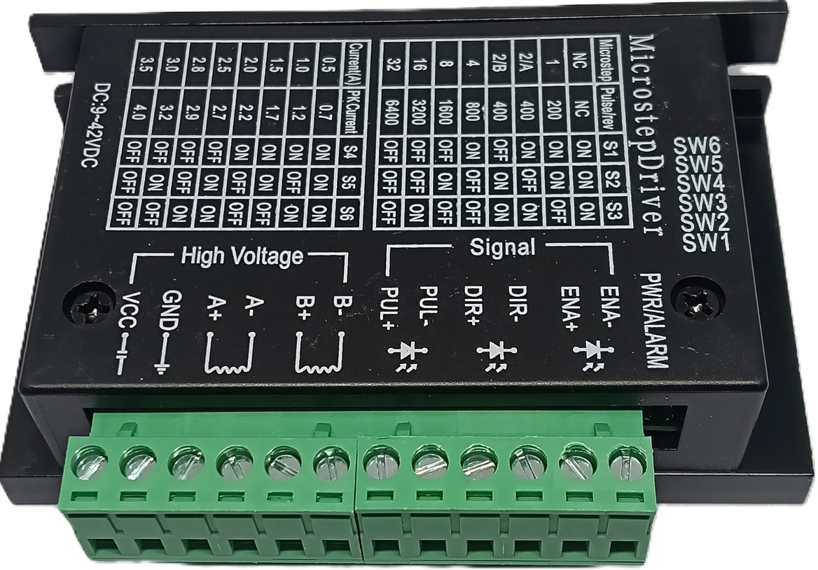 TB6600 Upgraded 32-Segment Stepper Motor Controller | 4A 40V | 57/86 Series Motor Driver - Image 5
