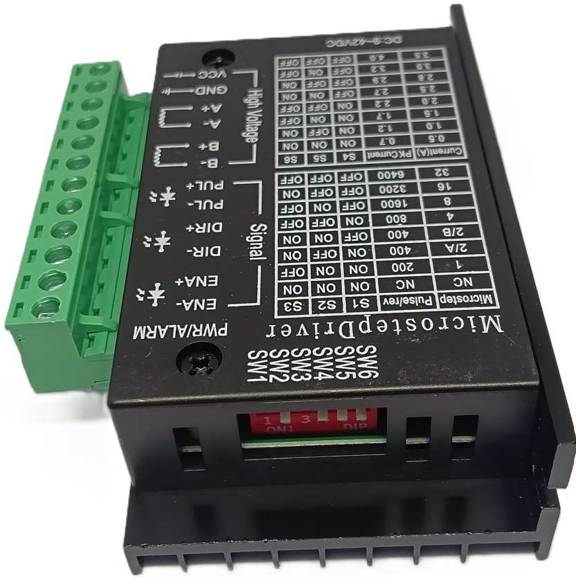 TB6600 Upgraded 32-Segment Stepper Motor Controller | 4A 40V | 57/86 Series Motor Driver - Image 4