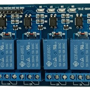 4-Channel Relay Board with Optocoupler for Arduino, Raspberry Pi, ESP32 (Copy)