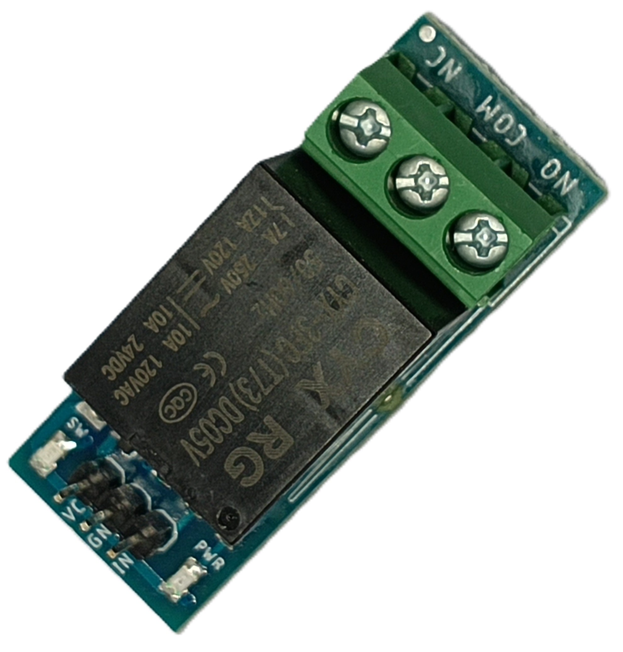 5V 1-Channel Relay Board – 10A 250VAC / 30VDC – Low Level Trigger – Non-Optocoupler – Microcontroller Compatible
