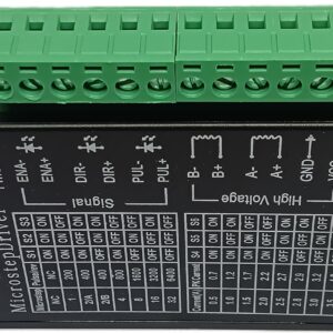 TB6600 Upgraded 32-Segment Stepper Motor Controller | 4A 40V | 57/86 Series Motor Driver