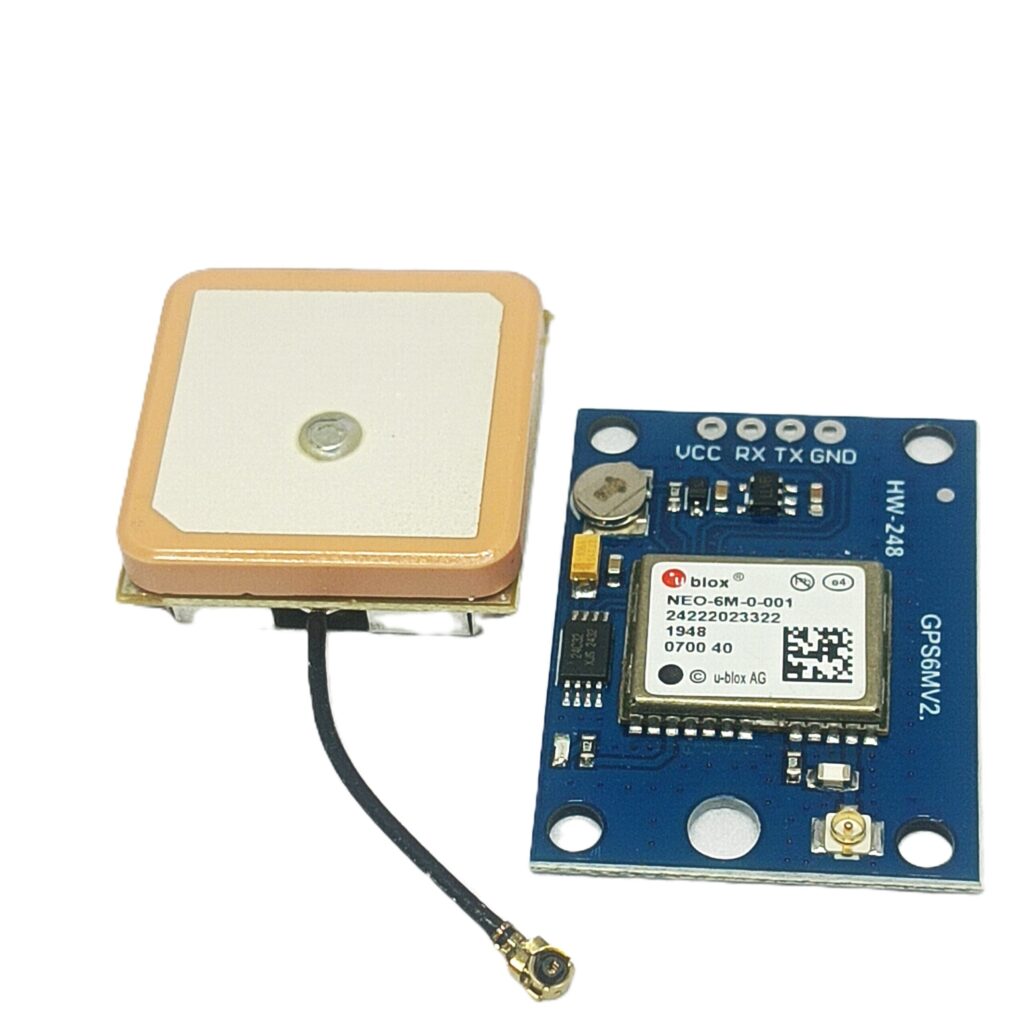 NEO-6M GPS Module with External Antenna | High Accuracy GPS for Arduino, Raspberry Pi, ESP32